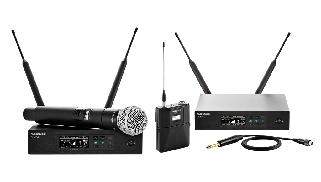 Shure microfoons en digitale draadloze microfooens